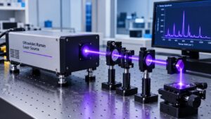 Ultraviolet raman laser sources
